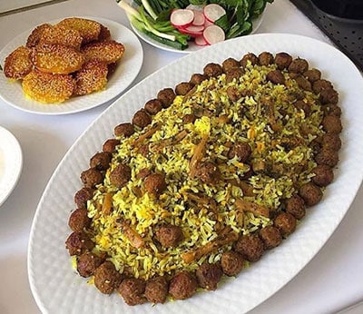 طرز تهیه کلم پلو شیرازی خوشمزه و لذیذ با دستوری راحت
